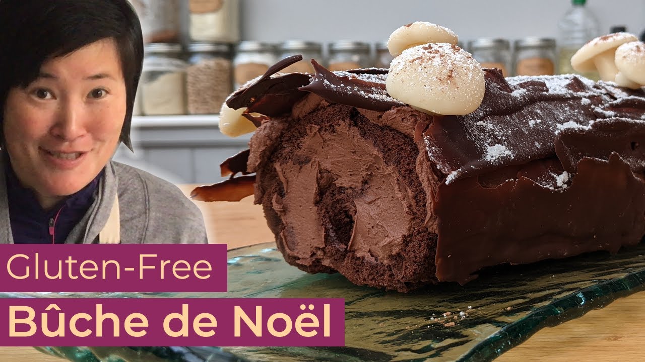 Ho-Ho-RICH Chocolate Buche Noel Cake - a Christmas Gluten Free Cake ...